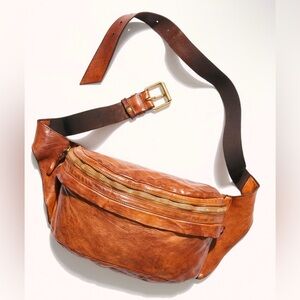 NEW Campomaggi Leather Brato Belt Bag True Cognac